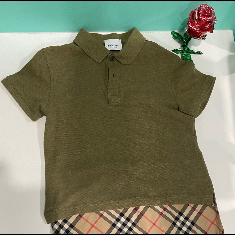 Burberry kids polo.
